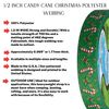 Country Brook Design - Candy Cane Christmas Polyester Webbing (1/2 Inch, 20 Pack)
