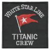 Titanic Crew (White Star Line) Patch 7.5CM X 7.5CM (3" X 3")