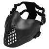 Half Face Guard PILOT MASK with Helmet Adapter, Black