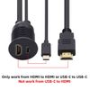 Chenyang USB C to HDMI & VGA Adapter - Multiple Ports, Includes USB OTG & Female Adapter