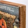 Primitives By Kathy Happy Fall Home Décor Block Sign, 4-inch Square