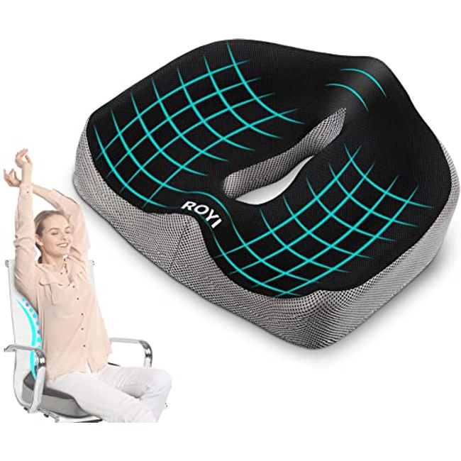 LARROUS Car Seat Cushion - Comfort Memory Foam Seat Cushion for Car Seat  Driver, Tailbone (Coccyx) Pain Relief, Car Seat Cushions for Driving  (Black) - Coupon Codes, Promo Codes, Daily Deals, Save