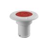 FUEL Deck Filler Keyless 38mm / 1.5inch Plastic/ABS, White/Red