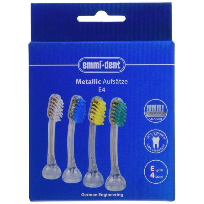 Emident Dedicated Replacement Brush E4, Set of 4