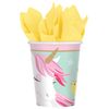 (PKT) Magical Unicorn Paper Cups 266ml (8 pk)