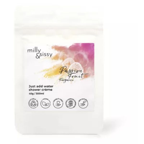 Milly&sissy zero waste Shower Creme passion fruit 40g