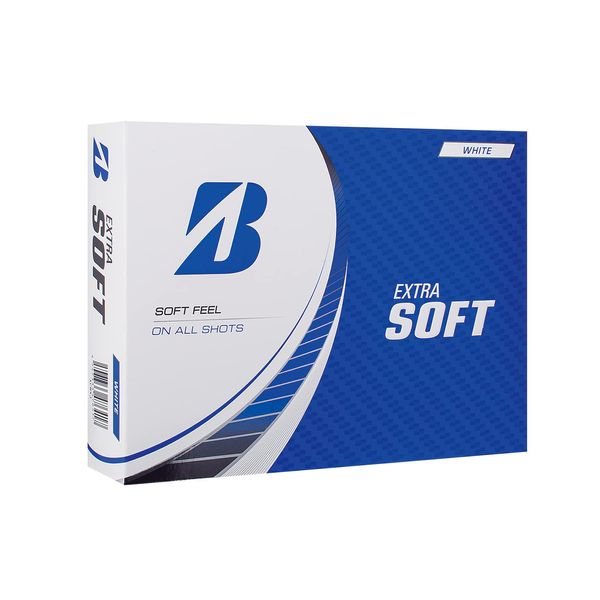 Bridgestone Extra Soft 2023 Model Golf Balls, 12 Balls, White