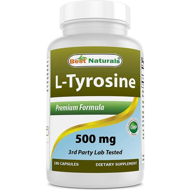 Best Naturals L-Tyrosine 500 Mg 180 Capsules