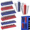 WORKPRO 8-Piece Magnetic Socket Organizer and Magnetic Wrench Organizer Set