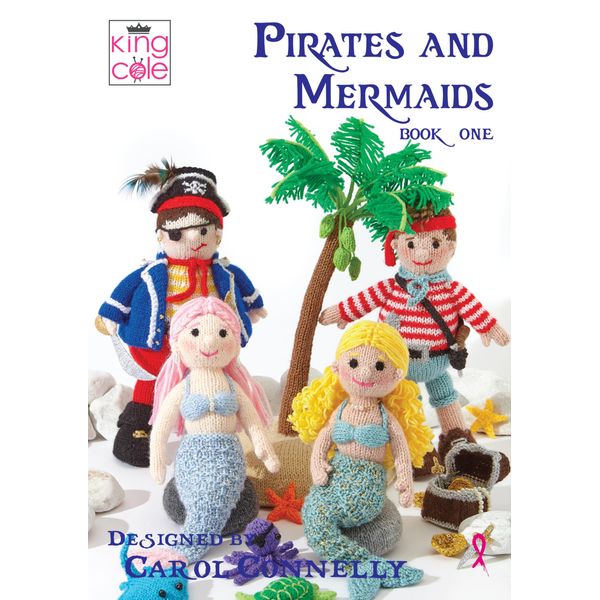 King Cole Pirate Pals - Book 1 - Knitting Toy Pattern Book