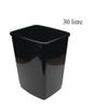 2Work Swing Bin Base 30 Litre Black 2W02383