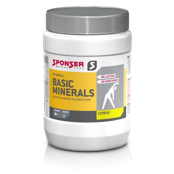 Sponser BASIC MINERALS 400g Dose Powder Calcium Magnesi