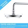Katigan Brass Chrome Ball Joint Shower Arm Head Angle Adjustable Swivel Adapter