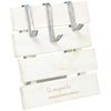 Paseo Wood Wreath Stand White WF – WH