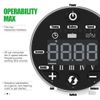 Mast Tattoo Wireless Gun Kit Rotary Pen Machine Speed Adjust Frequency Display