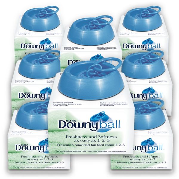 Downy Ball Automatic Liquid Fabric Softener Dispenser, 1 Count (Pack of 8)