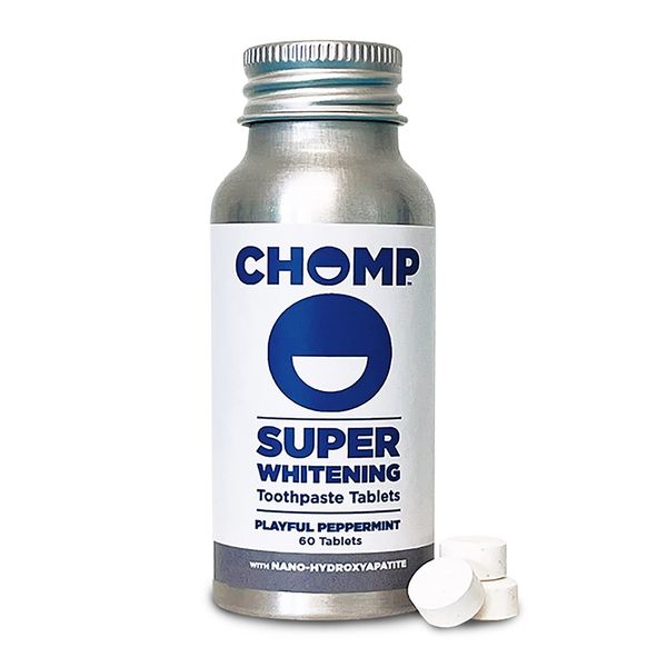 Chomp Super Whitening Toothpaste Tablets with Nano Hydroxyapatite