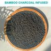 4 PACK（ XL 75G ） Bamboo Charcoal Exfoliating Home Spa Loofah Shower Sponge Pouf Mesh Brush - Bath Spa Puff Scrubber Ball - Face Body poof - Rich Foams Bubble