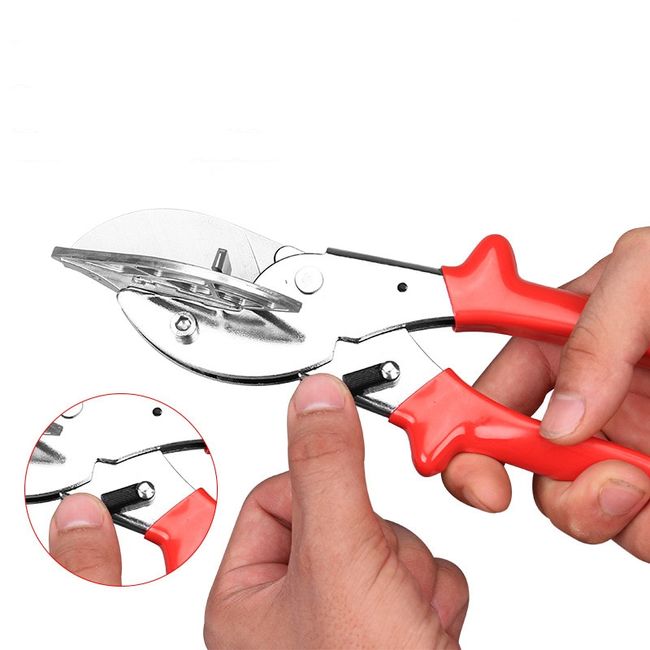 Miter Shears Adjustable 45 to 135 Degree Sharp Trunking Shears Multi Angle  Trim Cutter with 10 Replacement Blades Cutting Scisso - AliExpress