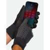 Nathan, HyperNight Reflective Glove, Black/Geo Print, Medium
