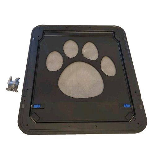 Plastic Sliding Door Insert Pet Door 16.5" X 14.5"