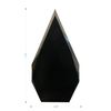 Custom Appreciation Award with Personalized Text Engraved Solid Acrylic Flame Series Black Business Awards