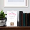 Two Teddies linking arms and a poem Anniversary Card