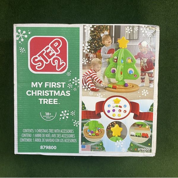 Step2 My First Christmas Tree Toy Set Ornaments Star Train Set New 879800