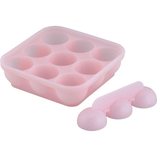 Wahei Freiz RE-7128 Lunch Box, Rice Ball Mold, Temari Rice Mold, 9 Pieces, Chumoppa, Microwave, Oven, Made in Japan