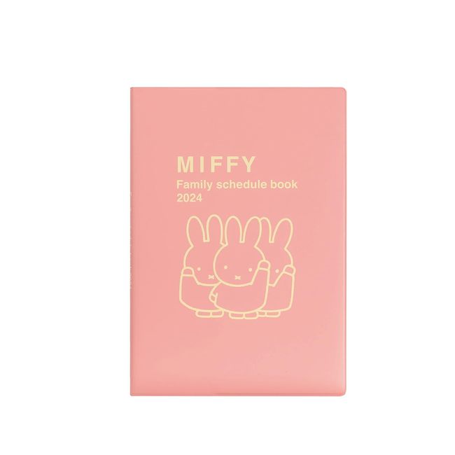 Kutsuwa MF770F Miffy Family Planner, 2024, B6, Monthly, Everyone, Begins December 2023