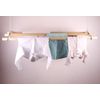 Single Rack End for Thatch&Stone Pulley Ceiling Clothes Airer (Chrome, 4 Lath)