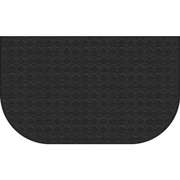 Mainstays Comfort Mate D Kitchen Mat; Black, 1.5' x 2.5'