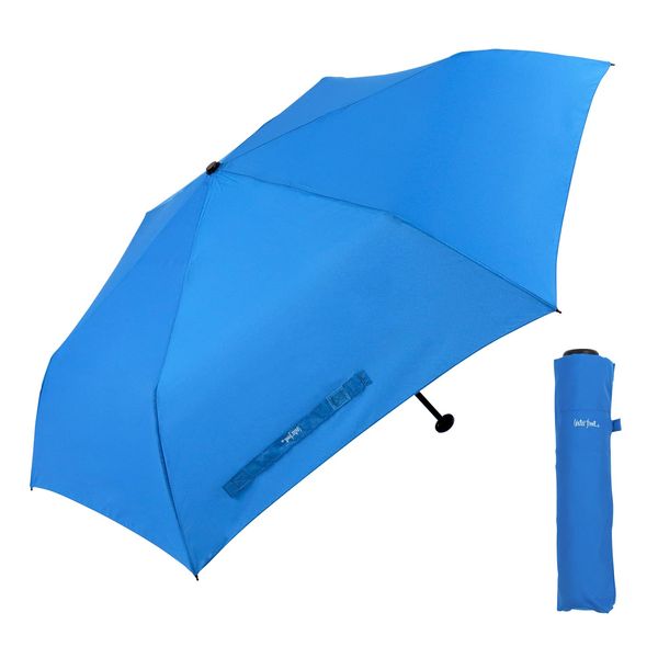 Waterfront U350-0283BL1-BA Folding Umbrella, Rain Umbrella, NEW Ultra Light Carbon, Blue, 19.7 inches (50 cm), Lightweight, Ultra Water Repellent, Unisex