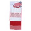 Progress MFPRO10891R Practical Tea Towels, Set of Three, Red