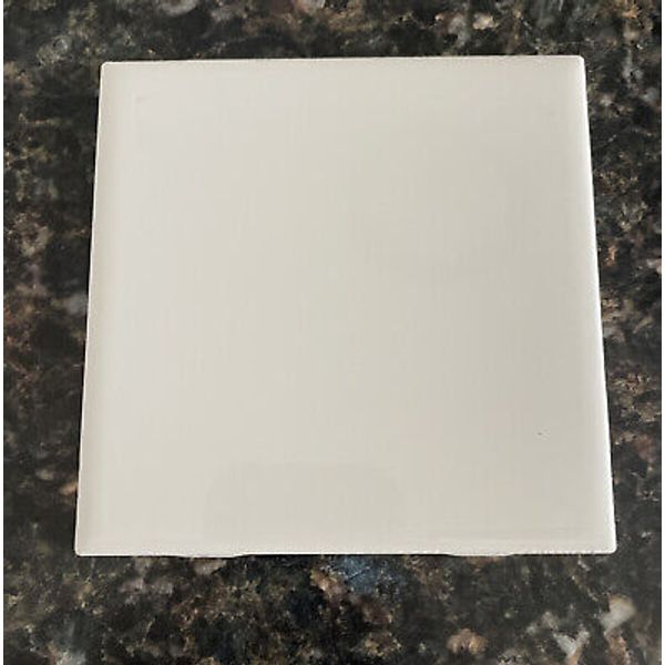 1 ea  Ceramic Wall Tile 4 1/4" White Glossy 4x4