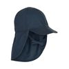 Mikk-line Sun Hat Baby UV Protection 50+, Hat with Neck Protection for Boys and Girls, Breathable Peaked Cap, Children, Adjustable Sun Hat for Outdoor, Garden and Beach, blue nights