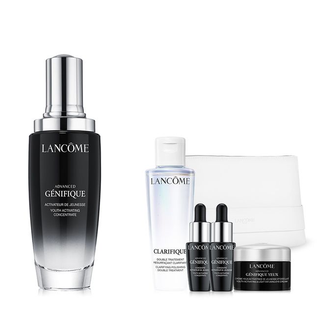 [5N] Genifique Serum 75ml Set (+ Serum 14ML &amp; Eye Cream 5ML &amp; Double Trintmanth Essence 50ML &amp; Pouch Free)