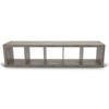 Better Homes & Gardens 5-Cube Vertical Storage Organizer, Rustic Gray Shelf