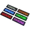 BLUE LED Digital Scrolling Message Name Tag Badge Bluetooth/PC Programmable NEW!