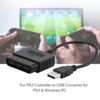 Ejoyous Controller Adapter, PS2 to PS3 Controller Converter to USB for PC or PS3 PS1 Wired Wireless Controller, Compatible WIN98 ME 2000 XP Vista WIN7