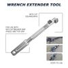 Wrench Extender Bar 1/2" Drive 335mm Extra Long Torque Adapter Wrench Extension