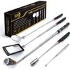 Telescoping Magnetic Pick up Tool Kit, 1 Lb & 15 Lb Rod, Mirror & LED Flashlight