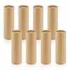 8 Pcs 60g/2oz Paperboard Lip Balm Tubes Refillable Cardboard Tubes Solid Empty Chapstick Container for Cosmetic Samples Deodorant - Brown