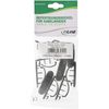 InLine 59970M Cable Manager with Adhesive Base 5.4 cm Pack of 10 Black