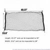Nylon Car Hatchback Rear Luggage Cargo Trunk Storage Organizer Net Plus Mounting