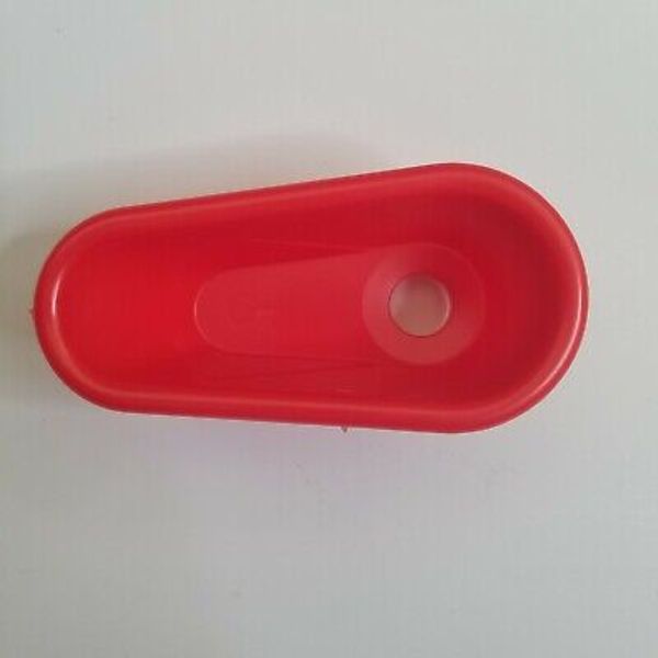 2005 Mouse Trap Game Replacement Parts -Part #16 Red Bath Tub Bin16