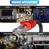 Soibke LAN Cable Cat 7 Network Cable 12 m Installation Cable Shielded SFTP Ethernet Cable Outdoor Indoor