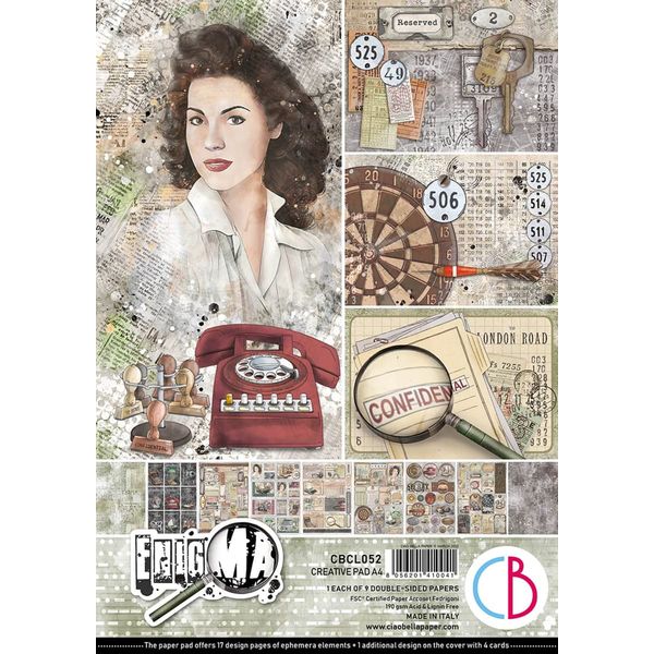 Ciao Bella Enigma A4 Paper Pad