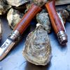 Opinel No.09 Stainless Steel Folding Oyster & Shellfish Knife with Padouk Handle
