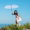VALICLUD Folding Umbrella Automatic Transparent Umbrella Auto Open Foldable Umbrella Clear